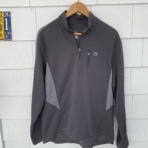 Nike ACG Fit Dry Slate Gray Quarter-Zip Pullover Hiking Outdoor Men’s, Large